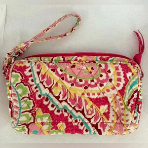RETIRED: Vera Bradley | Capri Melon wristlet handbag.